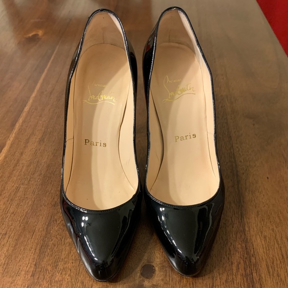 Christian Louboutin Décolleté 868 Black Patent - Picture 3 of 14